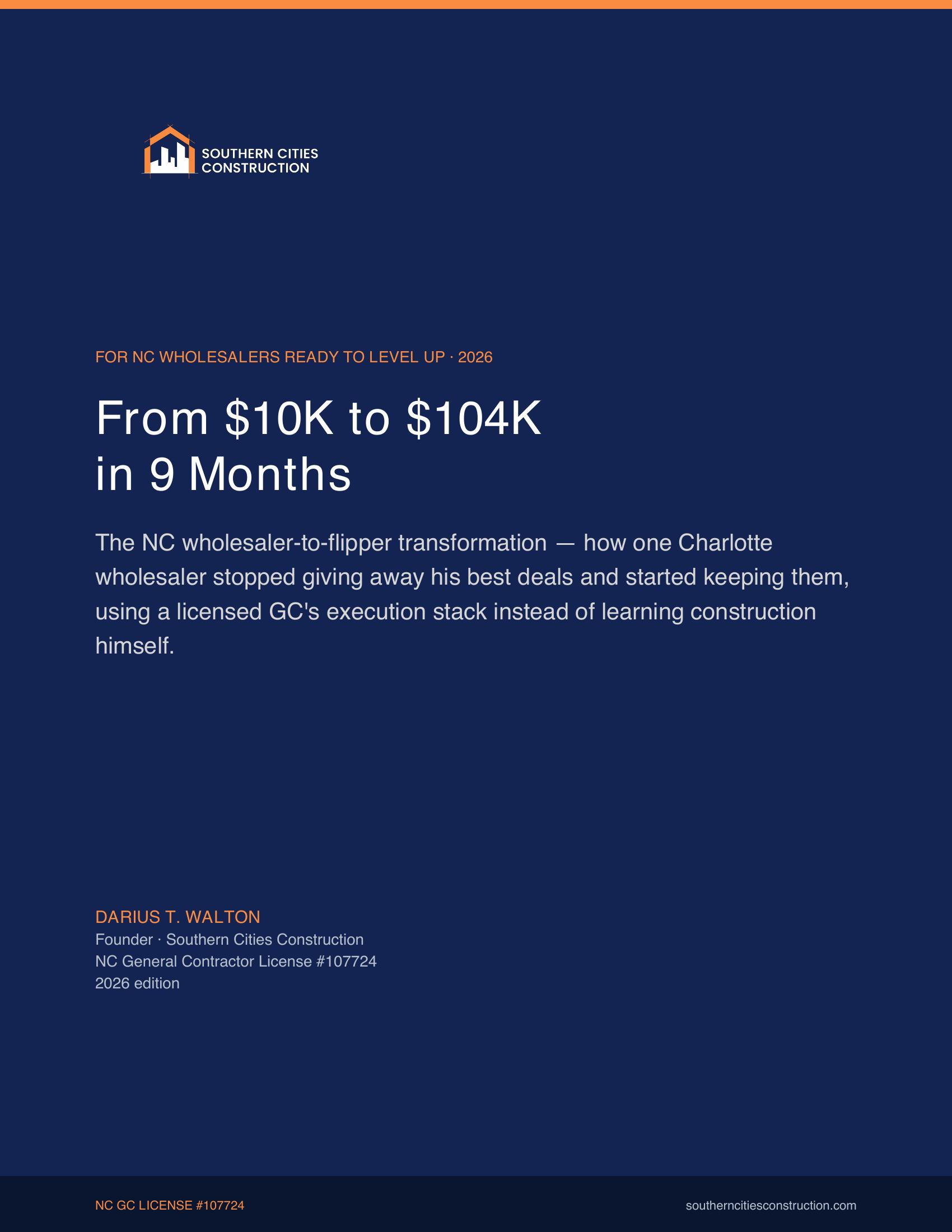 Wholesaler-to-flipper case study